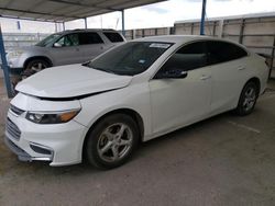 Vehiculos salvage en venta de Copart Anthony, TX: 2018 Chevrolet Malibu LS