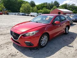 Salvage cars for sale from Copart Mendon, MA: 2016 Mazda 3 Sport