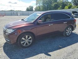 Acura salvage cars for sale: 2015 Acura MDX Advance