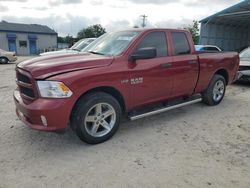 Salvage cars for sale from Copart Midway, FL: 2013 Dodge RAM 1500 ST