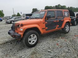 Vehiculos salvage en venta de Copart Mebane, NC: 2022 Jeep Wrangler Unlimited Sport