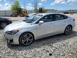 Salvage cars for sale from Copart Appleton, WI: 2019 Ford Fusion Titanium