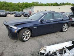Salvage cars for sale from Copart Exeter, RI: 2015 BMW 535 XI