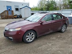 Salvage cars for sale from Copart Lyman, ME: 2012 Acura TL
