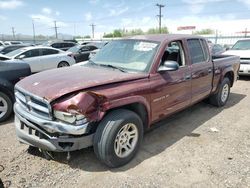 Dodge Dakota salvage cars for sale: 2002 Dodge Dakota Quad SLT