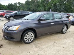 Vehiculos salvage en venta de Copart Ocala, FL: 2015 Nissan Sentra S