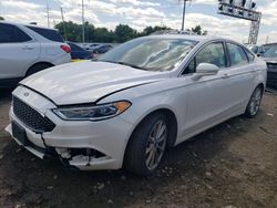 Ford salvage cars for sale: 2017 Ford Fusion Titanium