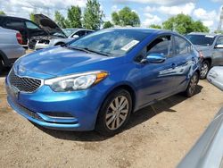 Salvage cars for sale from Copart Elgin, IL: 2014 KIA Forte LX