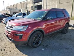 Ford Explorer salvage cars for sale: 2018 Ford Explorer XLT
