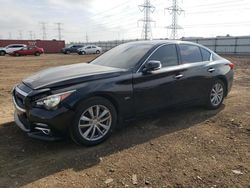 Salvage cars for sale from Copart Elgin, IL: 2016 Infiniti Q50 Base