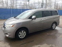 Salvage cars for sale from Copart Moncton, NB: 2011 Nissan Quest S