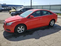 Salvage cars for sale from Copart Woodhaven, MI: 2014 Chevrolet Cruze LT