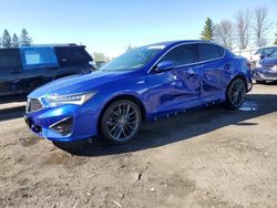 Salvage cars for sale from Copart Ontario Auction, ON: 2019 Acura ILX Premium A-Spec