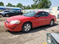 Chevrolet Montecarlo salvage cars for sale: 2006 Chevrolet Monte Carlo LS