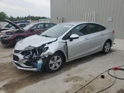 Chevrolet Cruze salvage cars for sale: 2017 Chevrolet Cruze LS