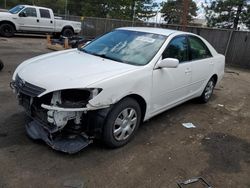 Toyota Camry le salvage cars for sale: 2003 Toyota Camry LE