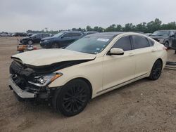 Salvage cars for sale from Copart Houston, TX: 2017 Genesis G80 Base