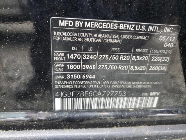 2012 Mercedes-Benz GL 450 4matic