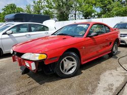 Ford salvage cars for sale: 1998 Ford Mustang