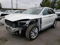 Salvage cars for sale from Copart Rancho Cucamonga, CA: 2019 Infiniti QX50 Essential