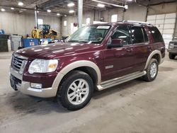 Ford Explorer salvage cars for sale: 2006 Ford Explorer Eddie Bauer