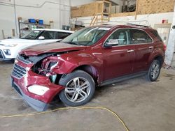 Chevrolet salvage cars for sale: 2017 Chevrolet Equinox Premier