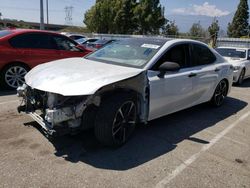 Salvage cars for sale from Copart Rancho Cucamonga, CA: 2018 Toyota Camry XSE