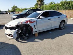 Salvage cars for sale from Copart San Martin, CA: 2015 BMW 428 I Gran Coupe