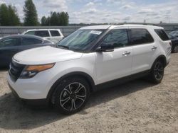 Salvage cars for sale from Copart Arlington, WA: 2014 Ford Explorer Sport