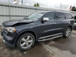 Dodge salvage cars for sale: 2012 Dodge Durango Citadel