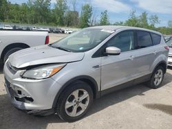 Salvage cars for sale from Copart Leroy, NY: 2016 Ford Escape SE