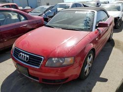 Audi A4 salvage cars for sale: 2004 Audi A4 Quattro