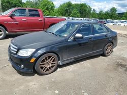 Mercedes-Benz c 300 4matic salvage cars for sale: 2009 Mercedes-Benz C 300 4matic