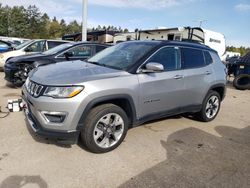 Jeep Compass Limited salvage cars for sale: 2021 Jeep Compass Limited