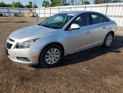 Chevrolet salvage cars for sale: 2011 Chevrolet Cruze LT