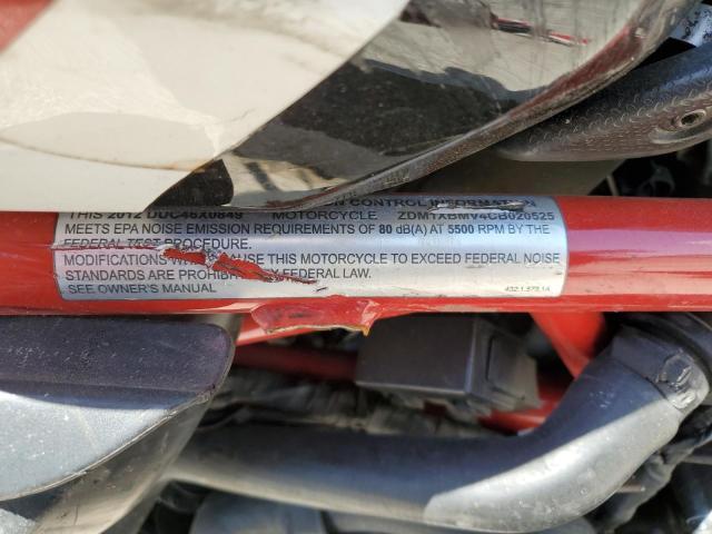 2012 Ducati Superbike 848