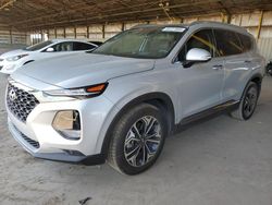 Salvage cars for sale from Copart Phoenix, AZ: 2020 Hyundai Santa FE Limited