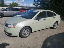 Salvage cars for sale from Copart Arlington, WA: 2010 Ford Focus SE