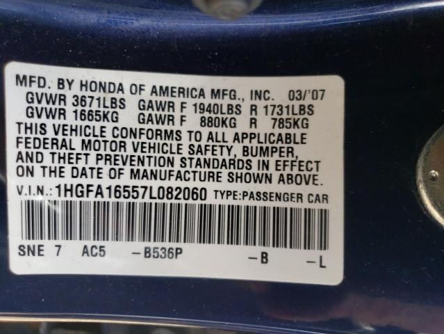 2007 Honda Civic LX