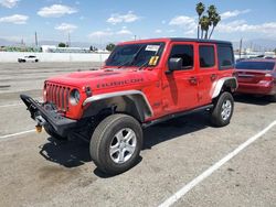 Jeep salvage cars for sale: 2018 Jeep Wrangler Unlimited Rubicon