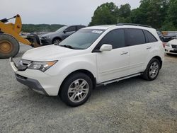 Salvage cars for sale from Copart Concord, NC: 2009 Acura MDX