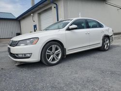 Salvage cars for sale from Copart Grantville, PA: 2013 Volkswagen Passat SEL