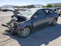 Salvage cars for sale from Copart Las Vegas, NV: 2016 Toyota Corolla L