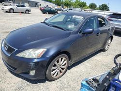 Lexus salvage cars for sale: 2008 Lexus IS 250