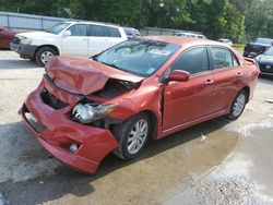 Toyota salvage cars for sale: 2010 Toyota Corolla Base