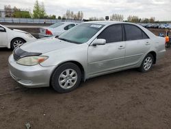 Salvage cars for sale from Copart Ontario Auction, ON: 2003 Toyota Camry LE