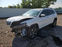 Salvage cars for sale from Copart Central Square, NY: 2019 Jeep Cherokee Limited