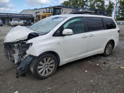 Toyota Sienna xle salvage cars for sale: 2017 Toyota Sienna XLE