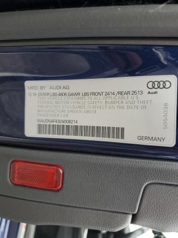 2020 Audi A4 Premium