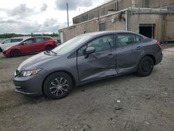 Salvage cars for sale from Copart Fredericksburg, VA: 2015 Honda Civic LX